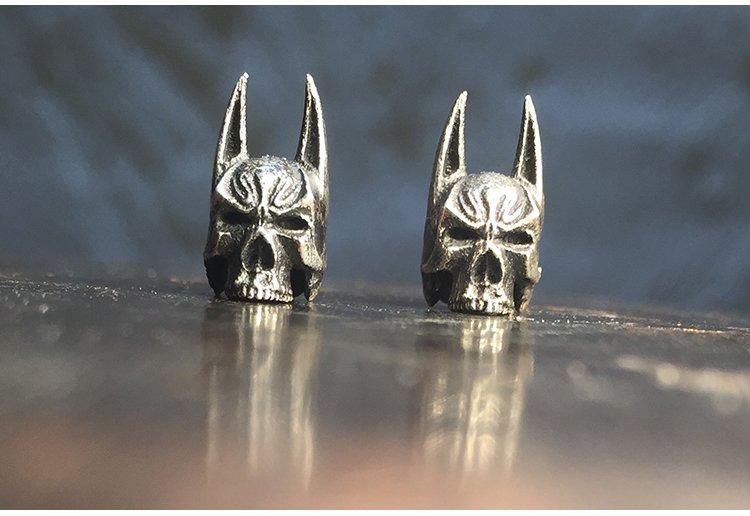 1.50Ct Round Cut Real Moissanite DC Batman Stud Earrings 14K White Gold  Plated | eBay