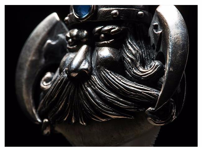 Bearded Viking & Shark Tooth Pendant - Holy Buyble