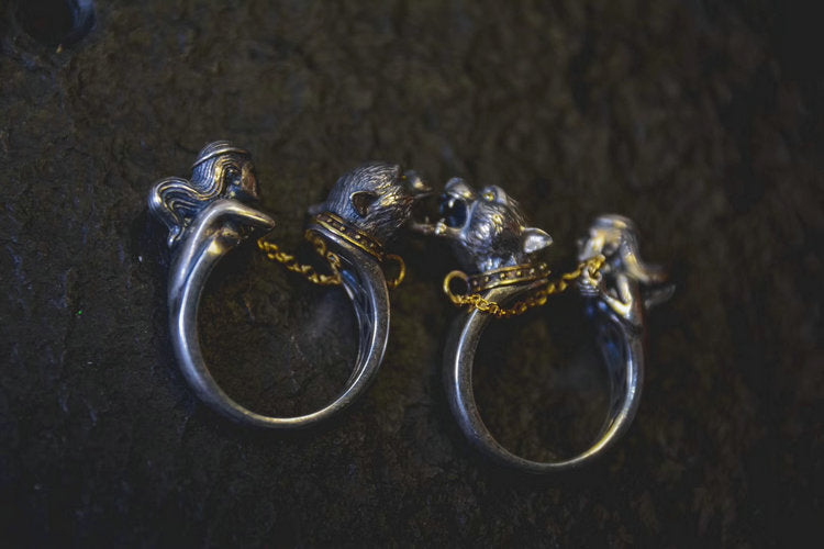 🐆 Panther Woman Warrior Ring 🐆 - Holy Buyble