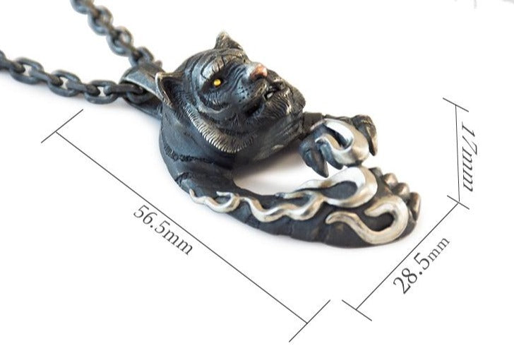 Black Tiger King Pendant