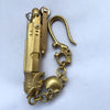 Brass Warrior Skull & Hook Lighter - Holy Buyble