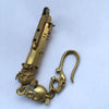 Brass Warrior Skull & Hook Lighter - Holy Buyble