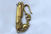 Brass Warrior Skull & Hook Lighter - Holy Buyble