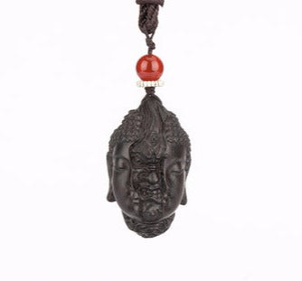 Buddha Demon Skull Pendant Necklace