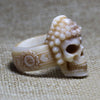 Buddha & Demon Skull Mantra Ring - Holy Buyble