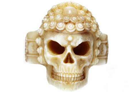 Masked Ghost Knight Skull Ring