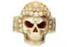 Buddha & Demon Skull Mantra Ring - Holy Buyble