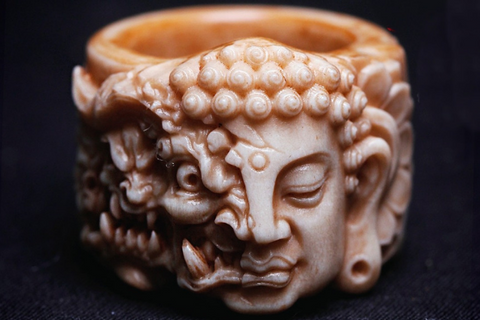 Japanese Samurai Skull Ring