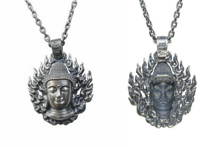 Buddha & Demon Duo Pendant - Holy Buyble