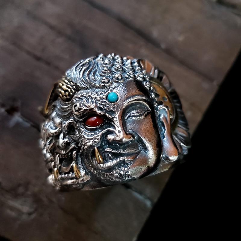 Buddha Acala King Skull Ring - Holy Buyble