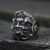 Buddha Devil Silver Ring - Holy Buyble