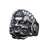 Buddha Devil Silver Ring - Holy Buyble