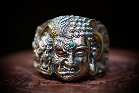 Garuda Gemstone Ring