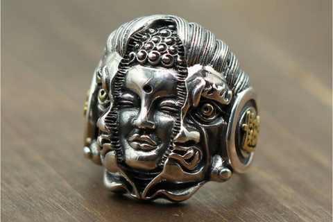 Three Sages of the West Buddha Pendant