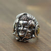 Buddha Devil Silver Ring - Holy Buyble