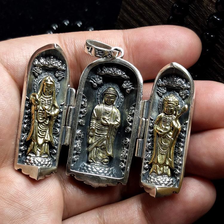 Three Sages of the West Buddha Pendant - Holy Buyble