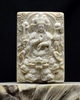 Mammoth Ivory Fossil Buddha & Dragon Guardians Pendant - Holy Buyble