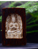 Double Sided Mammoth Ivory Fossil Immovable Protector Acalanatha Pendant - Holy Buyble