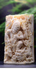 Double Sided Mammoth Ivory Fossil Immovable Protector Acalanatha Pendant - Holy Buyble