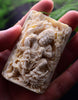 Double Sided Mammoth Ivory Fossil Immovable Protector Acalanatha Pendant - Holy Buyble