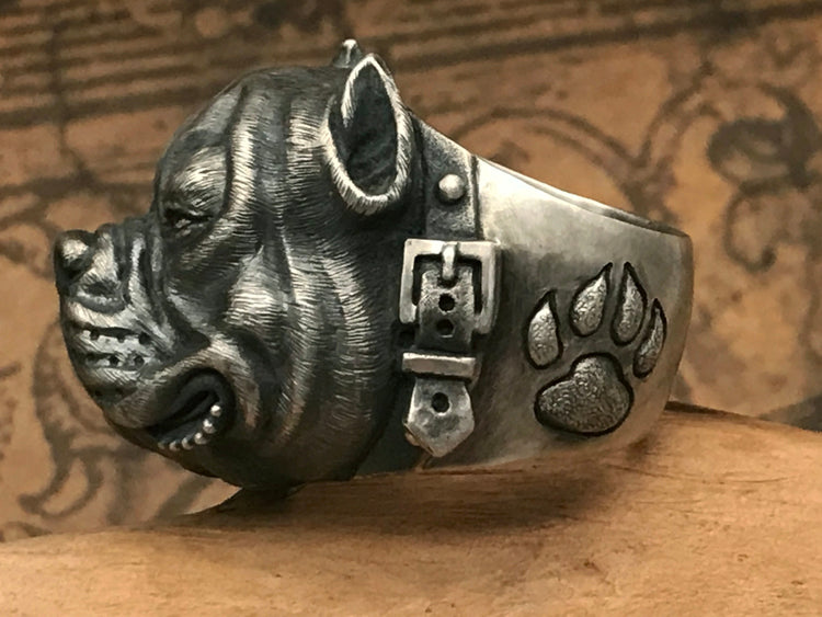 Good Faith Bull Dog Ring - Holy Buyble