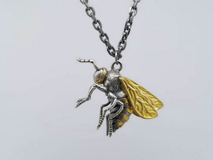 Bee Necklace Bee Pendant 