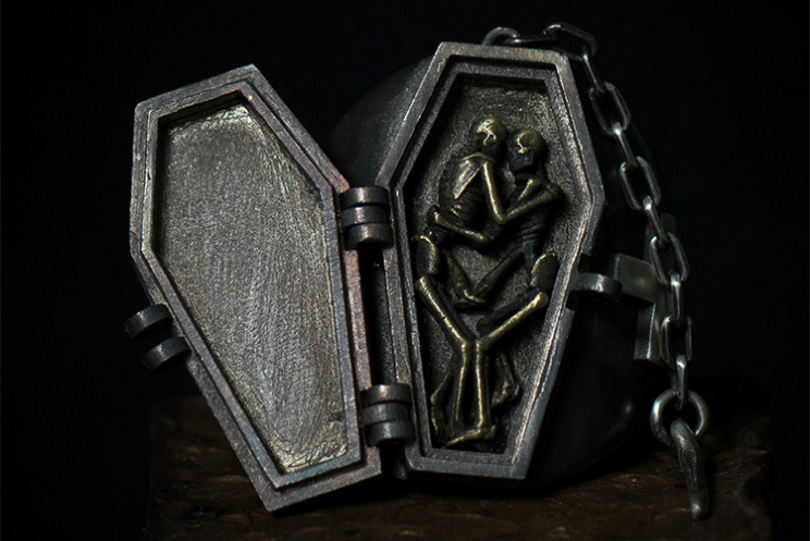Coffin Couple Skeleton Ring - Holy Buyble