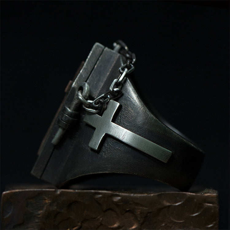 Coffin Couple Skeleton Ring - Holy Buyble