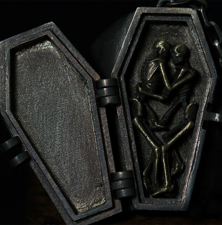 Coffin Couple Skeleton Ring - Holy Buyble