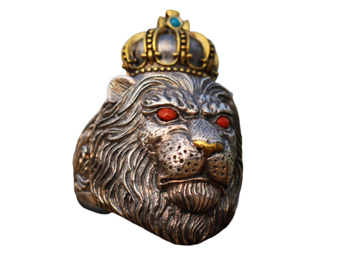 Oni Demon Mask Ring