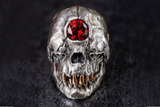 Crystal Eye Cyclops Skull Ring - Holy Buyble
