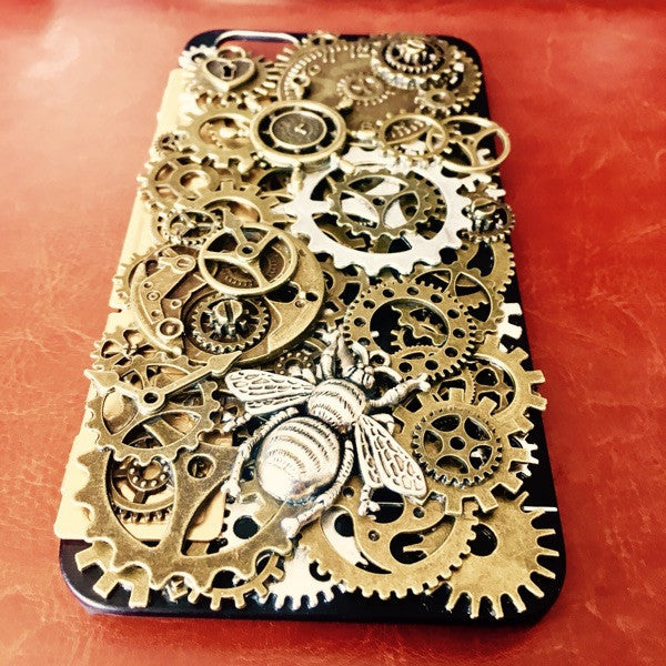 Custom Made Steampunk Bee iPhone Case - Holy Buyble