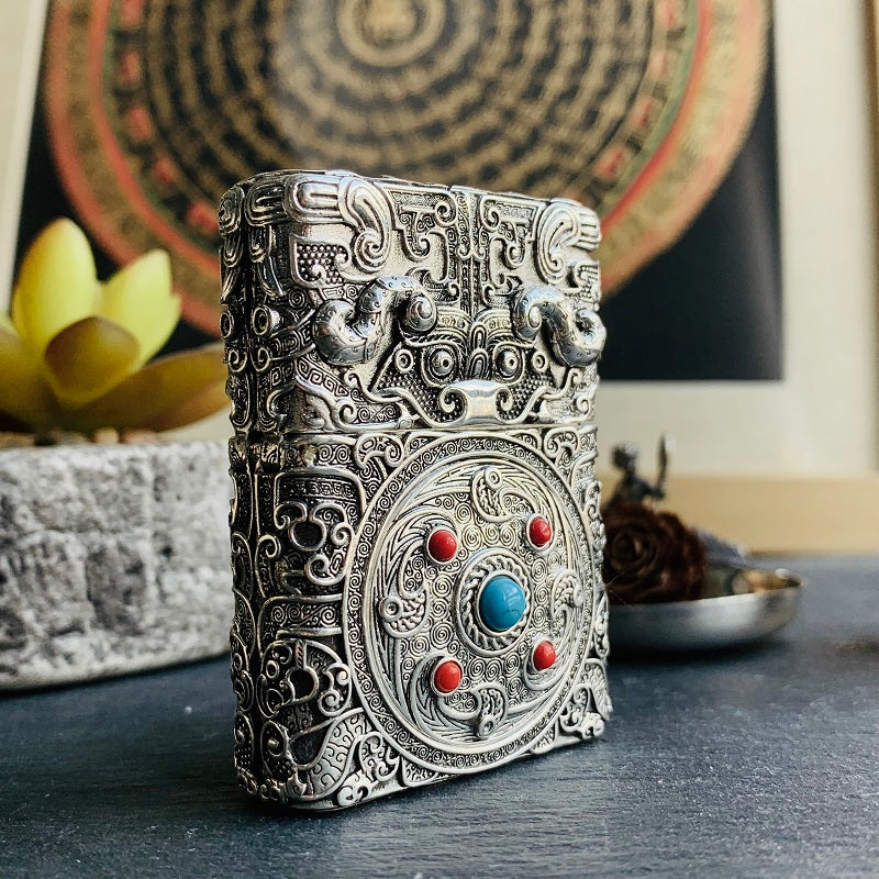 Tribal Wild Yak Lighter Case - Holy Buyble