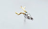 Deer Skull Golden Antler Earring - Holy Buyble