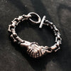 Devil's Handshake Skull Bracelet