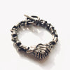 Devil's Handshake Skull Bracelet