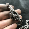 Devil's Handshake Skull Necklace