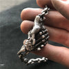 Devil's Handshake Skull Necklace