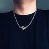 Devil's Handshake Skull Necklace