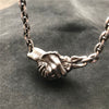 Devil's Handshake Skull Necklace