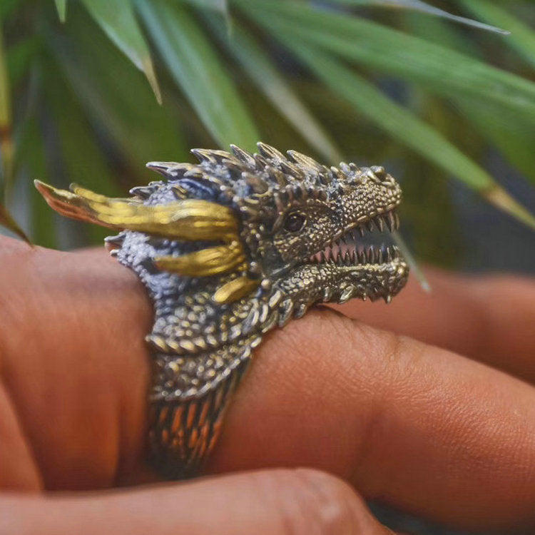 Dragon Tribal Ring - Holy Buyble