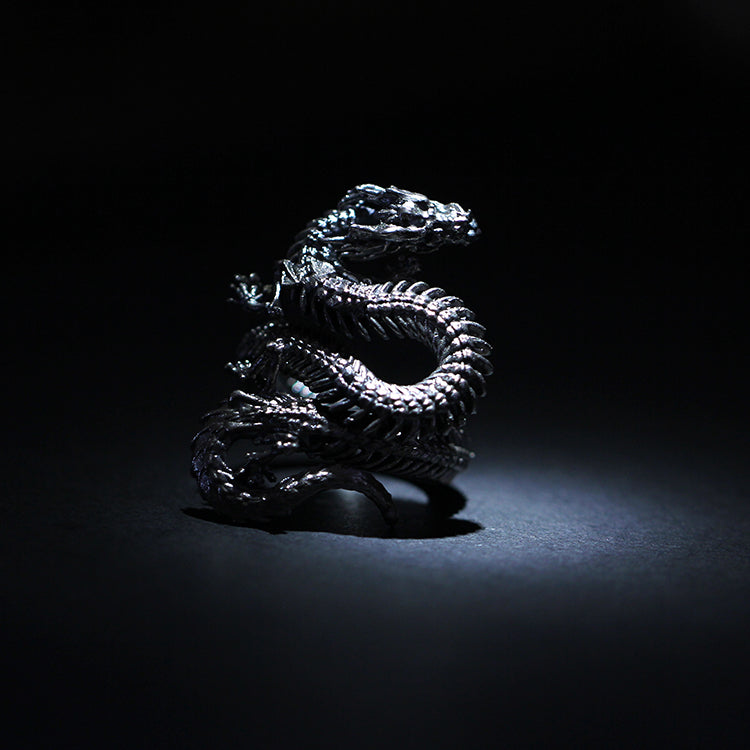 Dragon Skeleton Ring - Holy Buyble