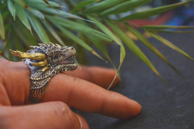 Dragon Tribal Ring - Holy Buyble