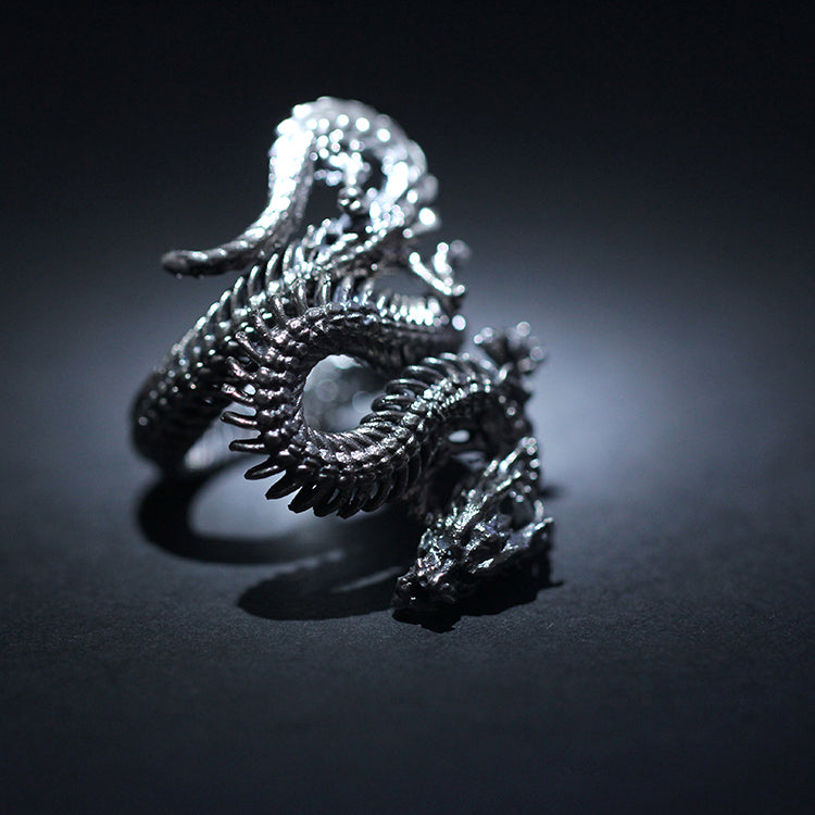 Dragon Skeleton Ring - Holy Buyble