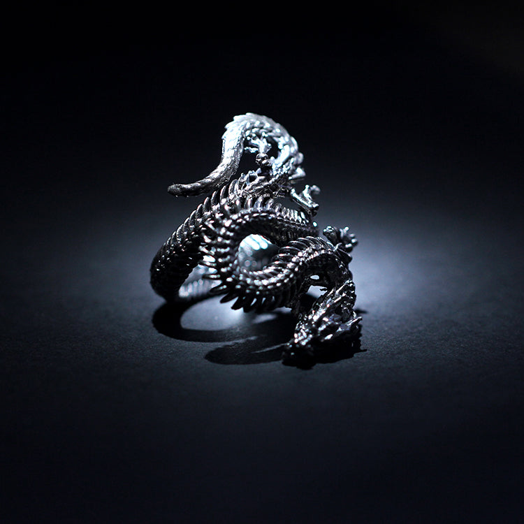 Dragon Skeleton Ring - Holy Buyble