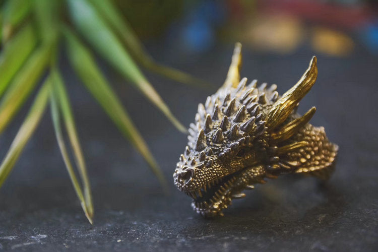 Dragon Tribal Ring - Holy Buyble