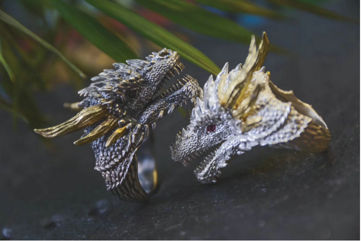 Dragon Tribal Ring - Holy Buyble