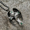 Winged Dragon Skull Cross Pendant - Holy Buyble