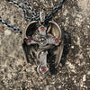 Winged Dragon Skull Cross Pendant - Holy Buyble