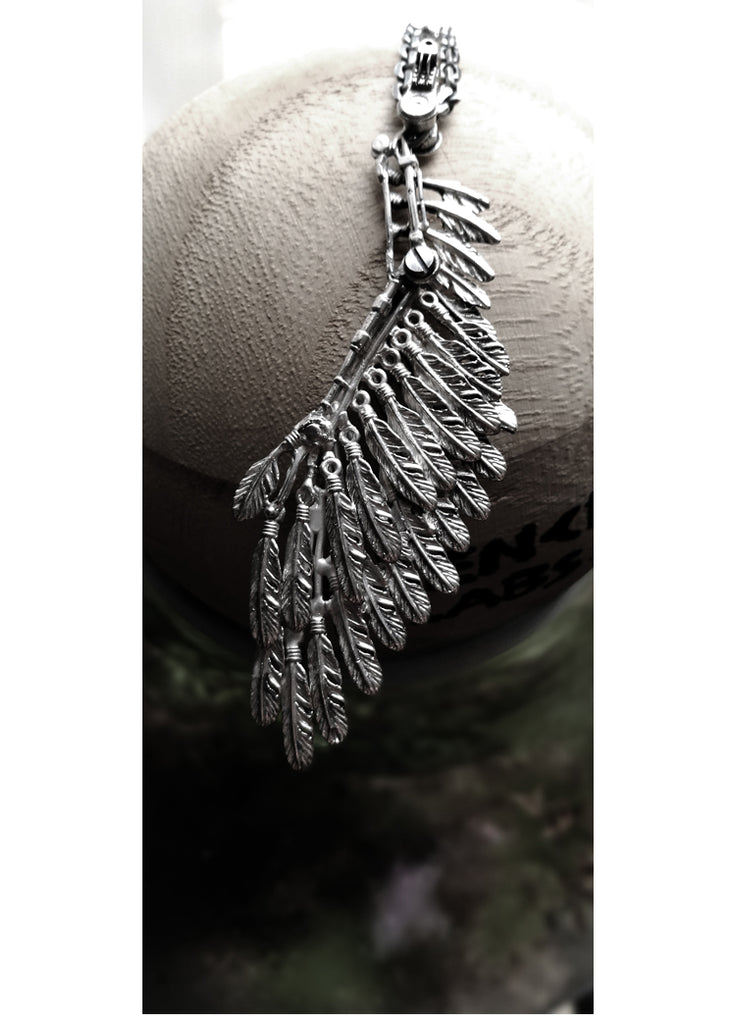 Realistic Silver Wing Necklace - Holy Buyble